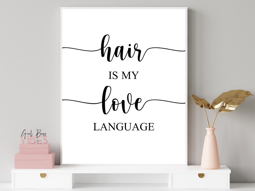 Hair Salon, Printable Wall Art, Spa Decor, Beauty Salon Posters