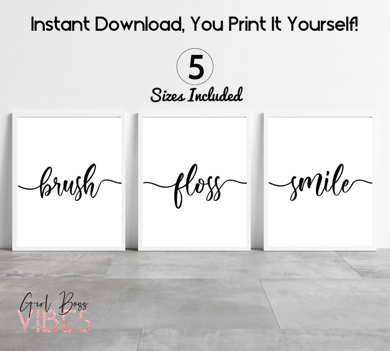 Dental Office Decor, Dental Art, Dental Quote, Printable Wall Art, Smile quote, Dental Office Print, Download image 4