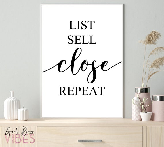 Real Estate Quotes Funny Printable Quote for Realtors - Etsy