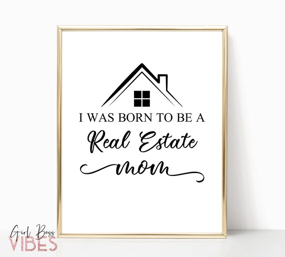 Real Estate Agent Quotes Printable Realtor Wall Art Realty | Etsy