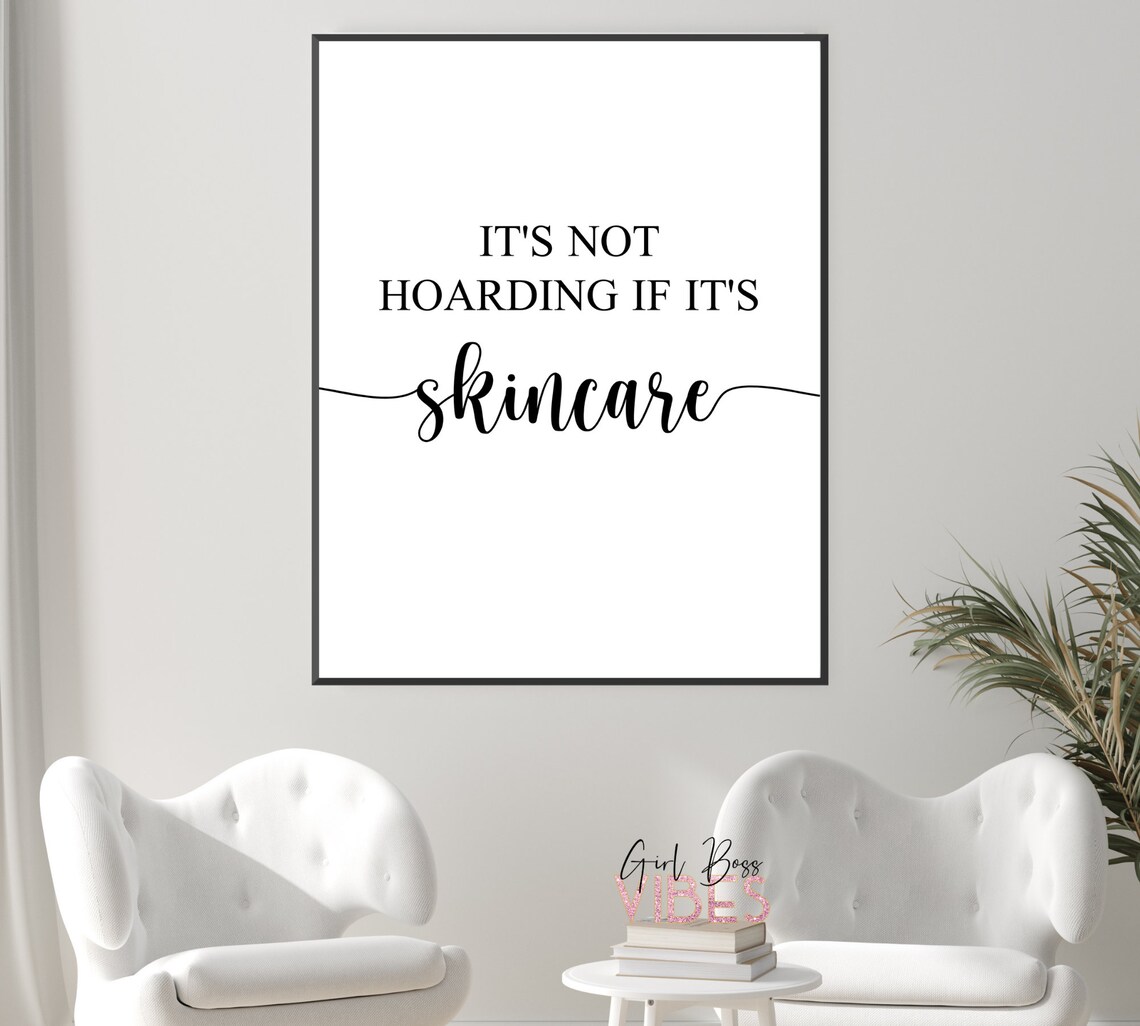 Funny Esthetician Quote Printable Wall Art Esthetician Etsy