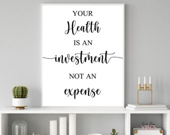 Medical Poster Printable, Healthcare Decor, Medical Office Wall Art, Download