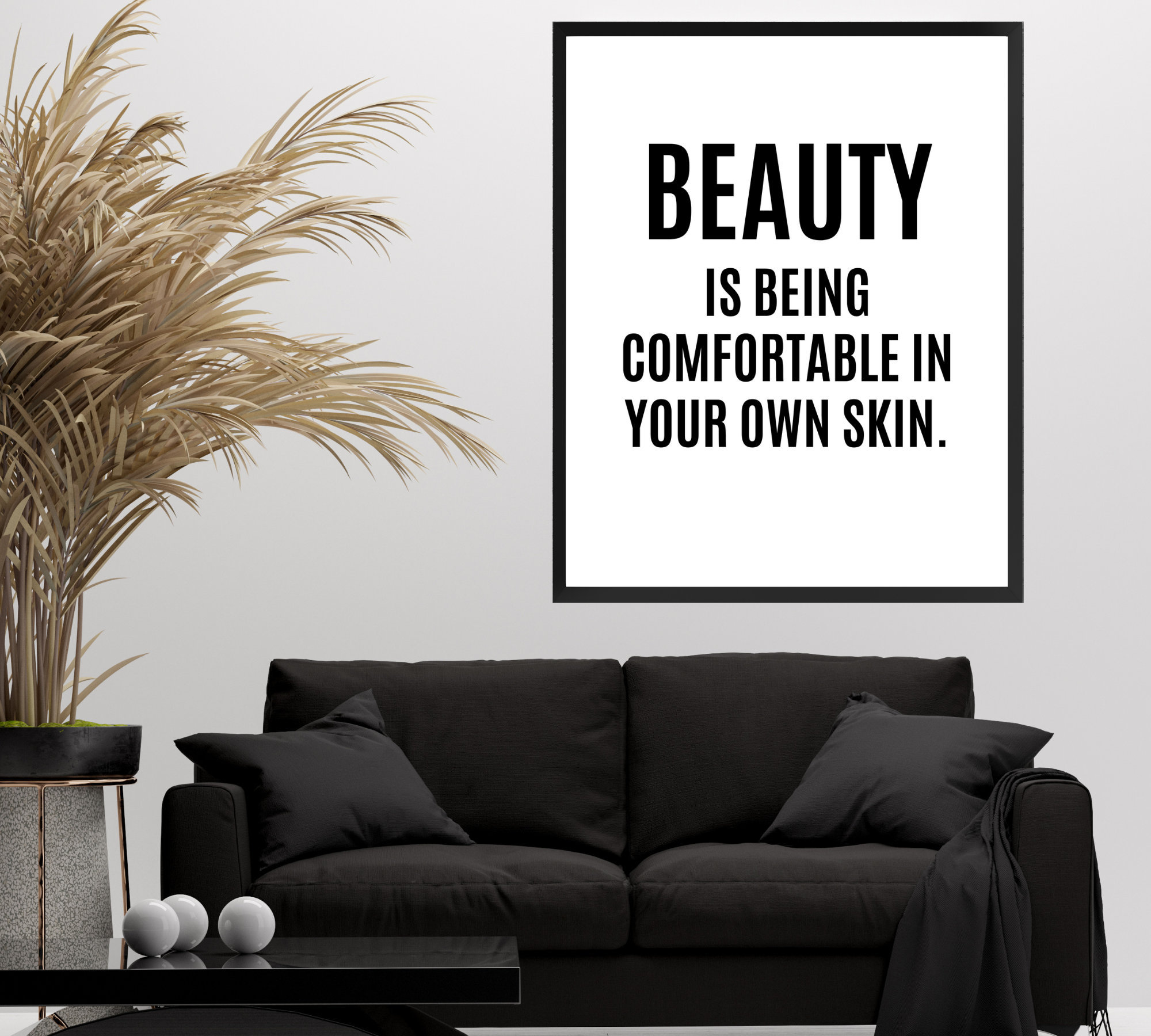 Beauty Quote Wall Art Beauty Definition Printable Wall Art Etsy