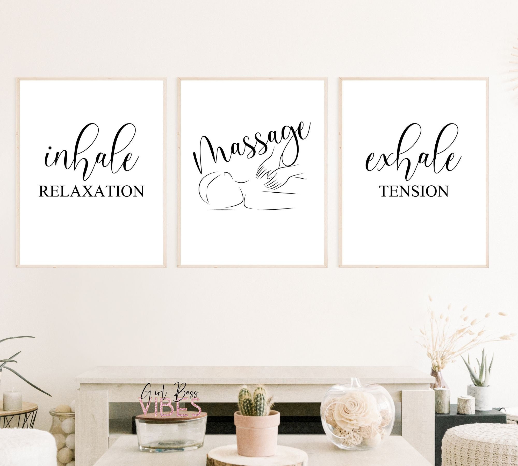 Massage Therapy Room Décor, Printable Wall Art 3pc Set, Massage Therapist  Art, Minimalist, Massage Room Modern Art, Instant Download - Etsy