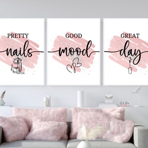Nail Room Decor, Nail Technician, Artist Art Print, Nail Salon Décor, Nail Technician Art, Download