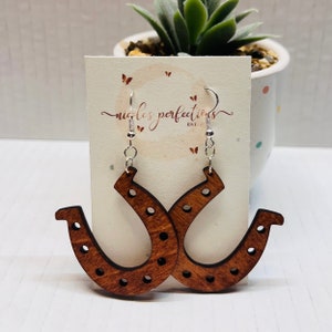 Horseshoe earrings, Rodeo earrings, horseshoe jewelry, Rodeo jewelry, horse jewelry, for her, horse lover, fun earrings, Cowgirl earrings