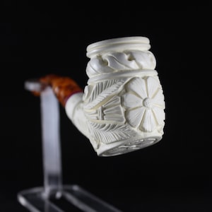 Hand-carved meerschaum pipe,Meerschaum pipe,1st class quality Pipe,meerschaum pipes for tobacco, Block meerschaum,Easy to drink meerschaum