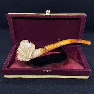 Kirchenwächter Oktopus Meerschaum Pfeife,Savran Pfeife,Block Meerschaum Pfeife