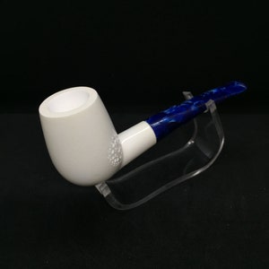 Smooth Floral Pattern Meerschaum Pipe, 100% Solid Block Meerschaum, Unsmoked Meerschaum Pipe,Special Meerschaum Pipe,Special Gift