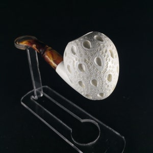 Apple Meerschuam Pipe,Hand carved meerschaum pipe, Block Meerschaum Pipe,Meerschaum pipes for tobacco,Easy to drink meerschaum pipe