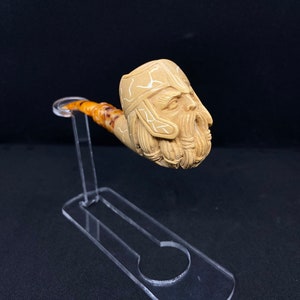 Gimli Meerschaum Pipe,The lord of the Ring Meerschaum Pipe ,HandCarved Meerschaum Pipe,Smoking Meerschaum Pipe,Block Meerschaum,Turkish Pipe