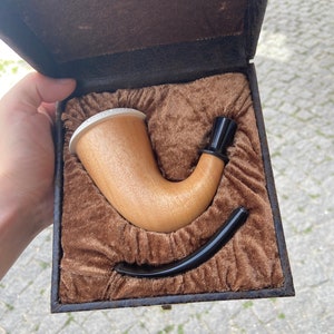 Calabash Meerschaum Pipe,Large size Calabash pipe,Meerscahaum,The Best Block Meerschaum, Unsmoked Pipe, Block meerschaum,1.quality