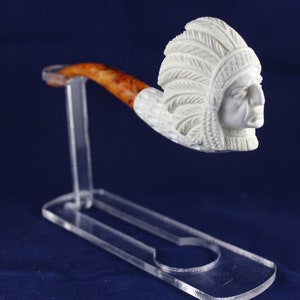 Indian meerschaum pipe,Hand Carved Meerschaum Pipe,Meerschaum pipe,meerschaum pipes for tobacco, Block meerschaum,Easy to drink meerschaum