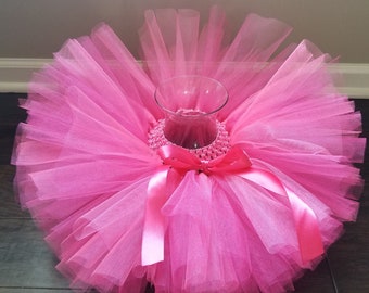 Hot Pink Tutu; Pink Tutu for Girls; Baby and Toddler Tutu; Birthday Tutu; Newborn Tutu; Bright Pink Dress Up Tutu