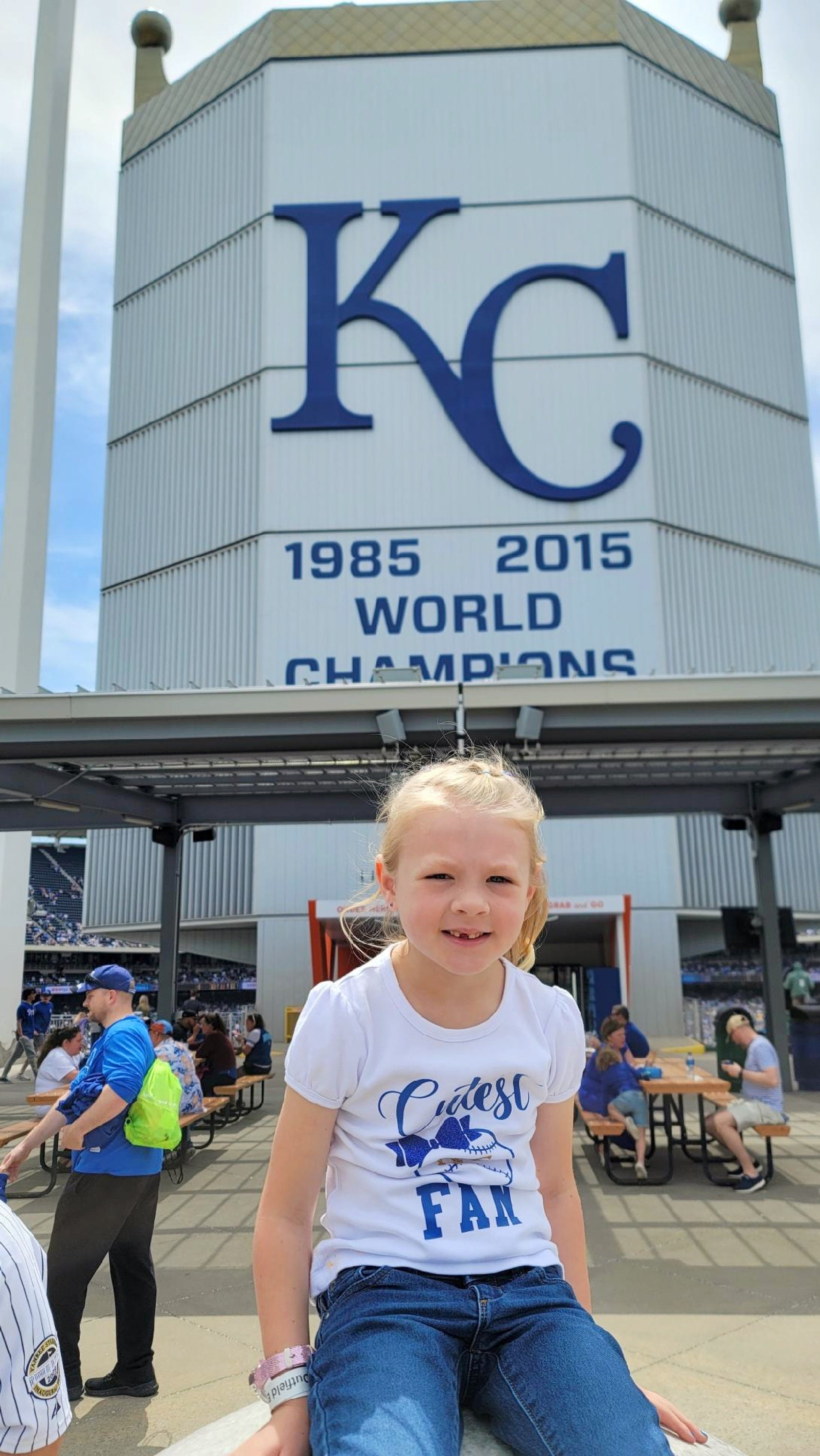 Cutest KC Fan Girl's Kansas City Baseball Shirt KC 
