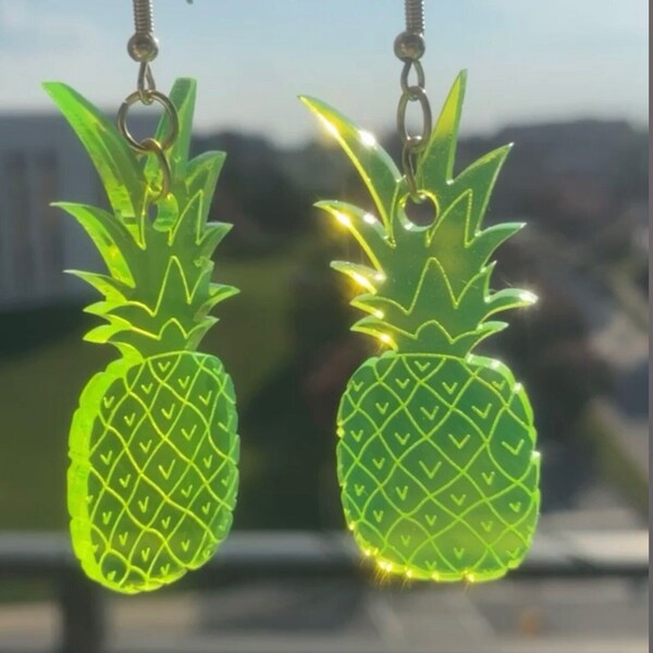Neon Earrings Etsy