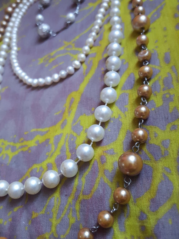 Box of Pearls; Vintage jewelry gift bundle set; c… - image 4