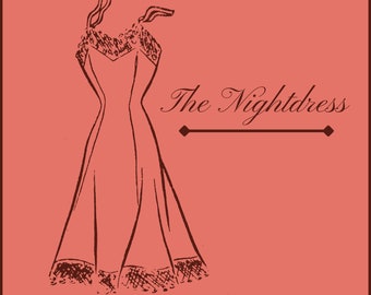 Download Perfect Fit 50s Dress Schnittmuster, Easy to Entwurf für Zuhause, Nachthemd, Sommerkleid, PDF, Lace, Sexy / Cute