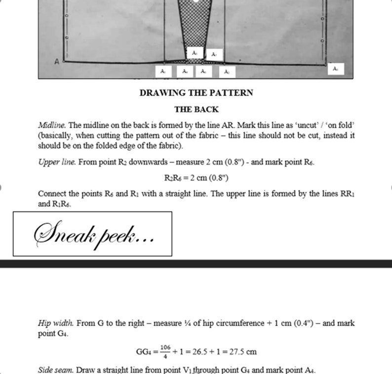 Vintage 50s Nightgown Sewing Pattern Strap Dress Undergarment+ Perfect Fit Base Dress Top Pattern DIY Digital Download PDF Beginner