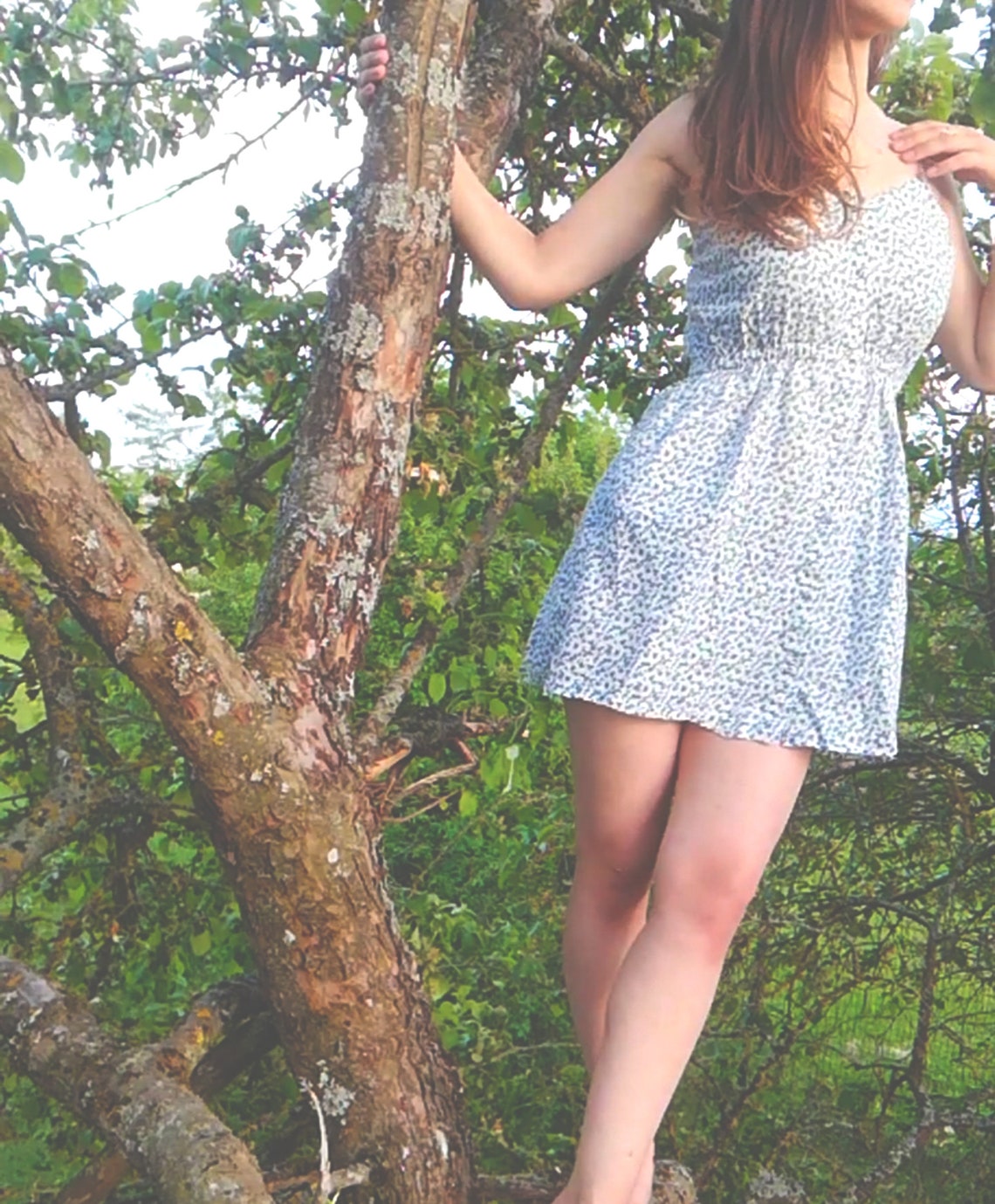 Cute White and Blue Button up Dress With Pockets. 00s Fine Etsy