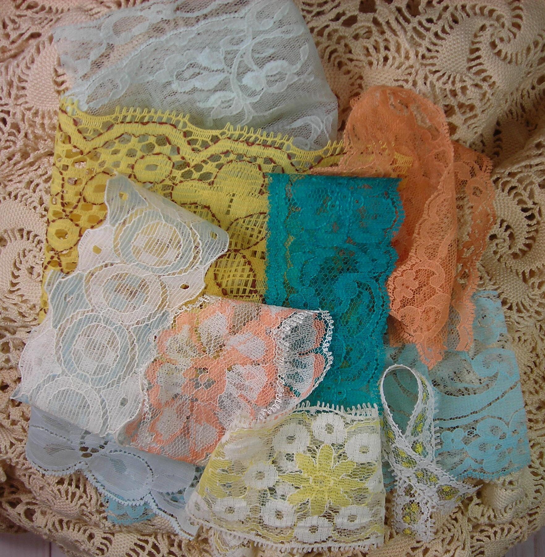 【BAON】Timing Vintage Ribbon Lace One Piece 1 Roll,lace Ribbon,wide Ribbon,white Lace,lace for Craft