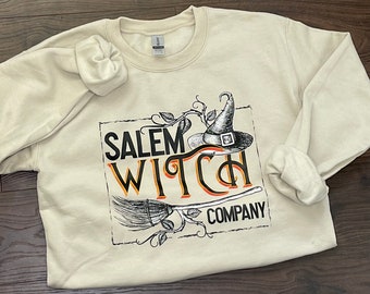Halloween Salem Witch Company Crewneck Sweatshirt