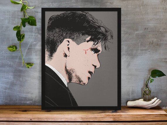 Drawing A4 Print Shelby Portrait Art Peaky Blinders Alfie