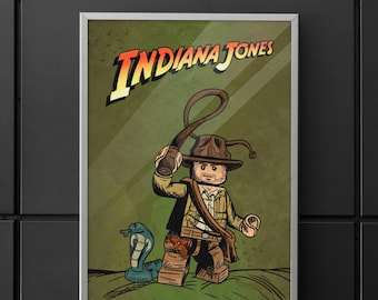 INDIANA JONES RIDE | Portrait | Poster | Printable Wall Art