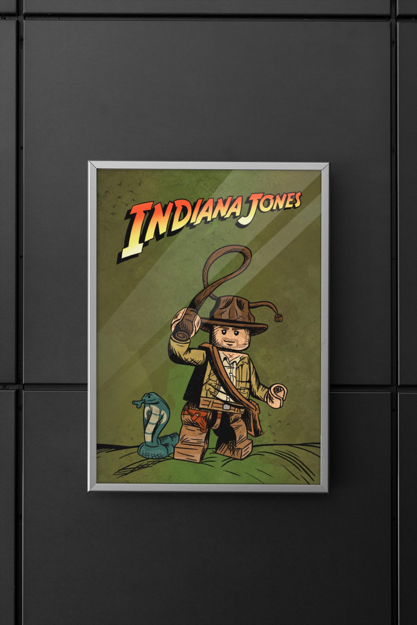 INDIANA JONES RIDE | Portrait | Poster | Printable Wall Art