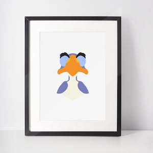 ZAZU | Africa Minimalist Print | Portrait | Poster | Printable Wall Art | Illustration | Hakuna Matata | The Lion King