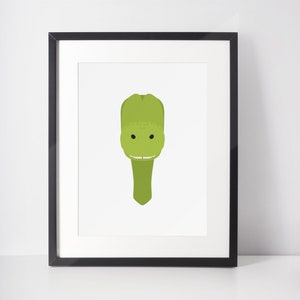 ARLO | Minimalistischer Druck | Porträt | Poster | Druckbare Wandkunst | Illustration | Pixar