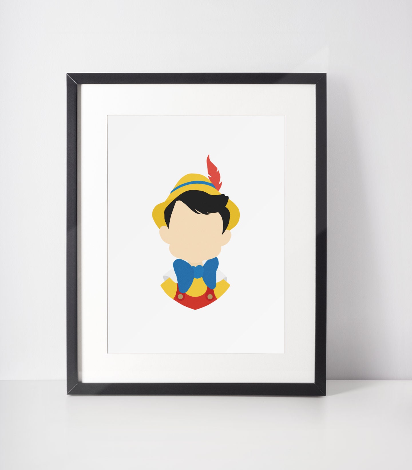 Poster Del Film Pinocchio In Metallo: Targa Retrò 20x30 Cm Per Parete