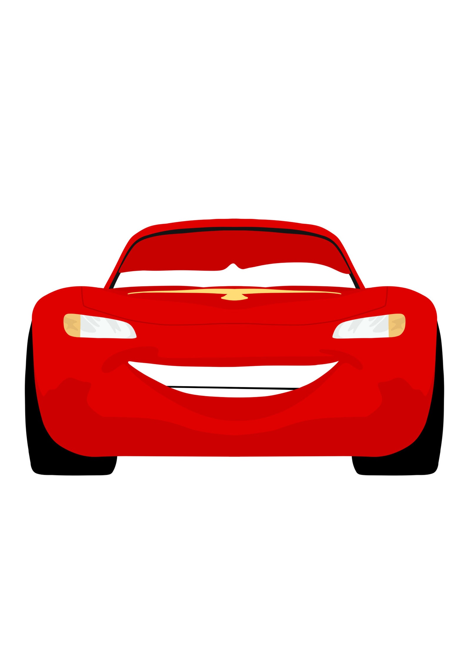 LIGHTNING MCQUEEN Portrait Poster Printable Wall Art - Etsy