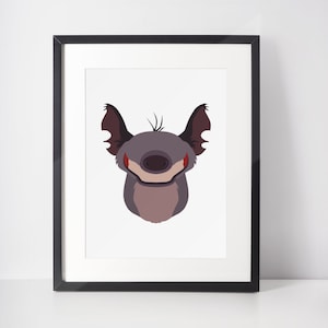 ED | Africa Minimalist Print | Portrait | Poster | Printable Wall Art | Illustration | Hakuna Matata | The Lion King