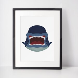 MONSTRO | Movie Minimalist Print | Portrait | Poster | Printable Wall Art | Illustration | Pinocchio