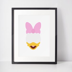 DAISY | Movie Minimalist Print | Portrait | Poster | Printable Wall Art | Illustration | Mickey & Friends