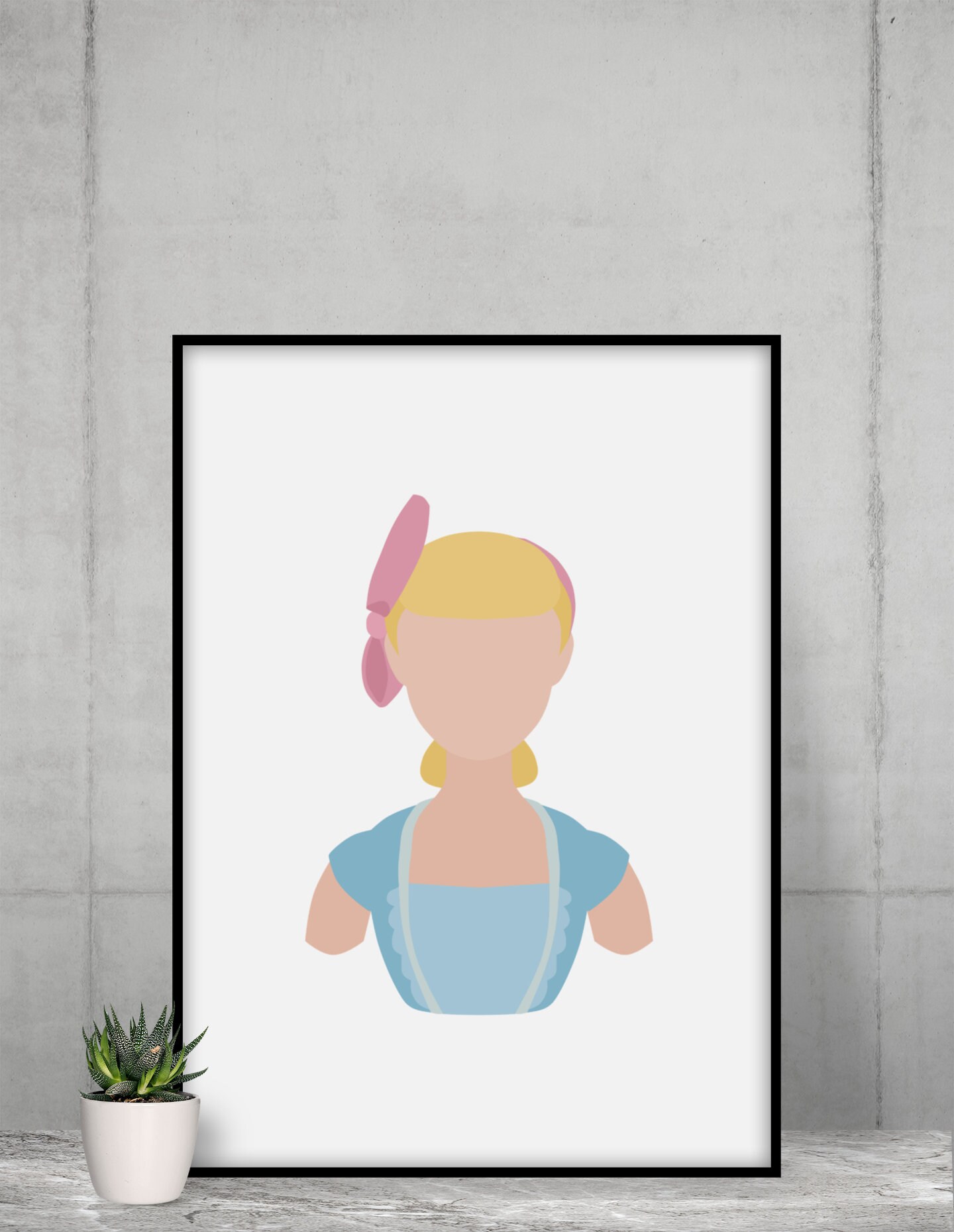 BO PEEP Minimalist Print Portrait Poster Printable Wall Art BO PEEP Minimalist Print Portrait Poster Printable Wall Art