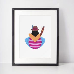 JIM CROW | Minimalistischer Film Druck | Porträt | Poster | Druckbare Wandkunst | Illustration | Dummo