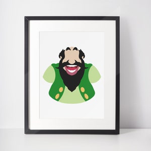 STROMBOLI | Movie Minimalist Print | Portrait | Poster | Printable Wall Art | Illustration | Pinocchio