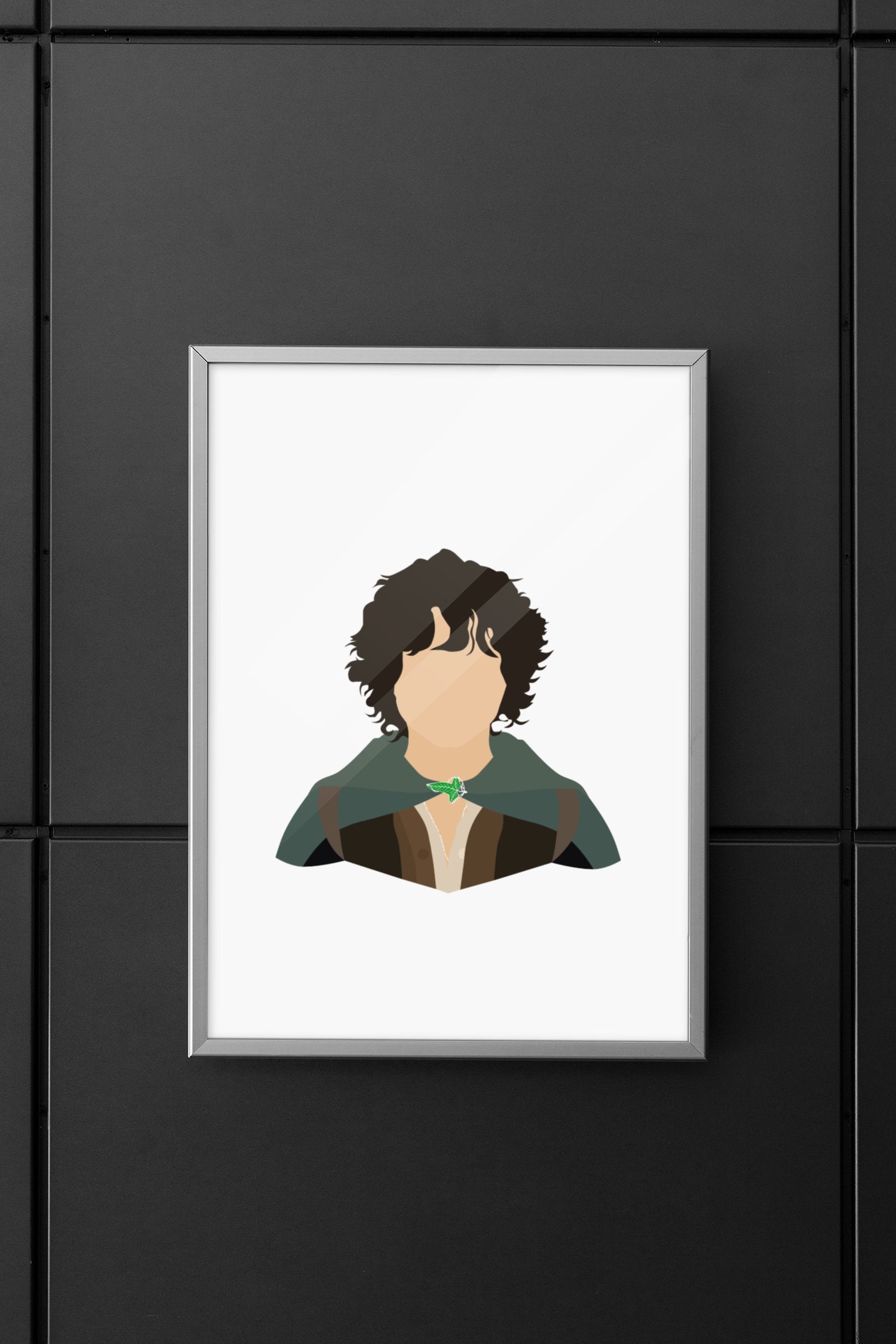 FRODO BAGGINS | Minimalist Print | Portrait | Poster | Printable Wall ...