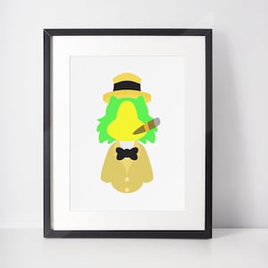 JOSÉ CARIOCA | Minimalist Print | Portrait | Poster | Printable Wall Art | Illustration | Latino | The Three Caballeros