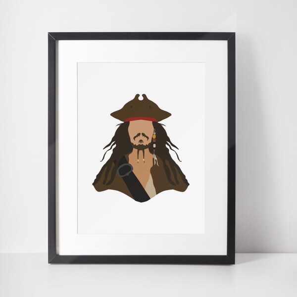 Printable Jack Sparrow - Etsy UK