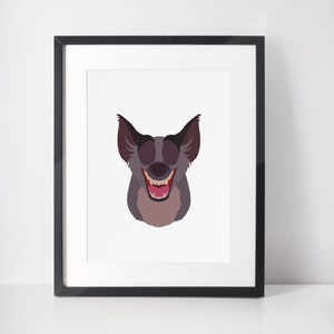 BANZAI | Africa Minimalist Print | Portrait | Poster | Printable Wall Art | Illustration | Hakuna Matata | The Lion King