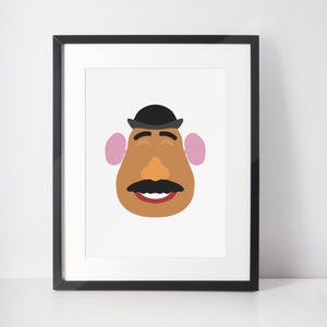 MR. POTATO HEAD | Minimalist Print | Portrait | Poster | Printable Wall Art | Illustration | Toy Story