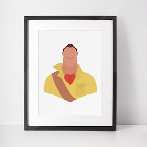 KERAMIK | Bösewicht Minimalistischer Druck | Porträt | Poster | Druckbare Wandkunst | Illustration | Tarseln