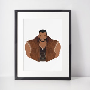 May include: A digital illustration of a man with a beard and a brown leather vest. He is wearing a black shirt underneath the vest. The man has a serious expression on his face.