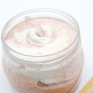 Foaming Sugar Scrub - Body Scrub - Exfoliating Scrub - Body Polish - Enriched with Shea Butter - White Tea and Ginger