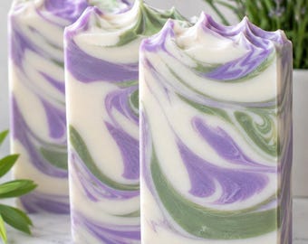 Lilac Natural soap, Premium Goat milk soap, Kaolin Clay , Moisturizing Soap, Custom gift for him or her