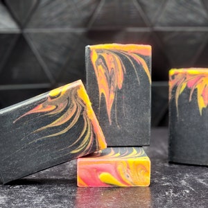 Mydło Patchouli i Pomarańcza, Mydło Premium z Koziego Mleka, Ręcznie robione, Luksusowe mydło, Glinka Kaolinowa, Mydło Nawilżające, Spersonalizowane, Prezent dla niego, Prezent dla niej