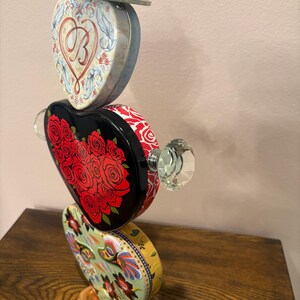 Valentine Handmade, Vintage Robot-like Figurine, Brighton Tins bild 3